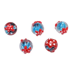 Blue Ocean Water Fish Czech Glass Beads - 12mm Summer Jewelry Craft Supplies (12mm 1pcs)