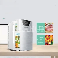 20L Kitchen Refrigerator Dual-Door Fridge Freezer Electric Refrigerator Household Rental Frigobar Cold   Little Fridge 1