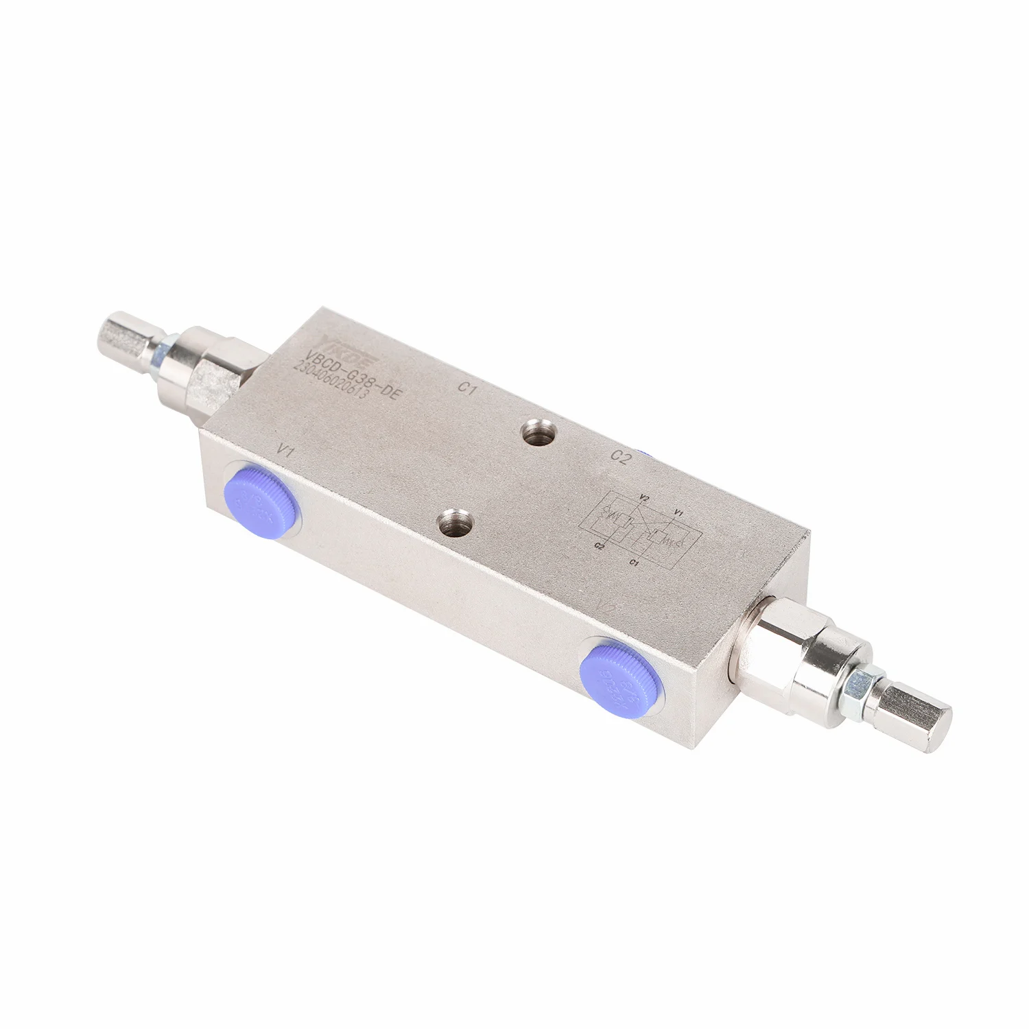 VBCD G38 DE 3/8 inch DOUBLE OVERCENTER VALVE Balance Hydraulic Counterbalance Valve for machinery hydraulic circuits system