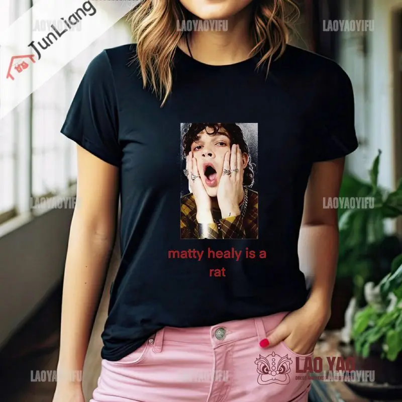 Avon Healy È Un Ratt Harajuku Gotico Unisex Girocollo Casual Moda Allentata Streetwear