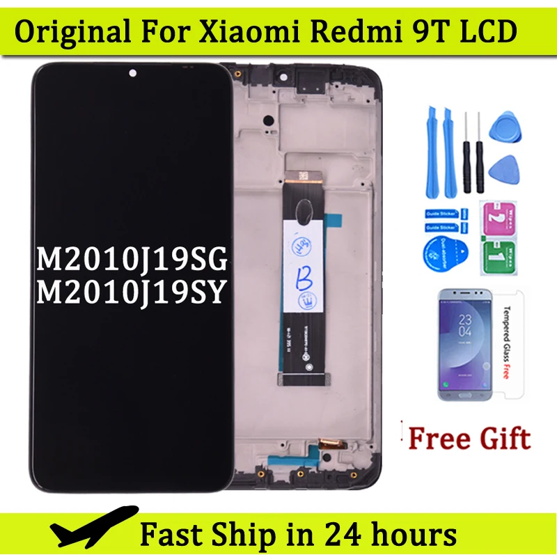 6.53" Original For Xiaomi Redmi 9T LCD Display Touch Screen Digitizer ...