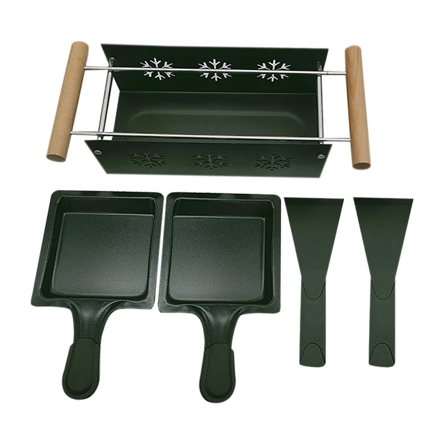 Ensemble de mini poêles fondantes pour fromage, raclette, outil de