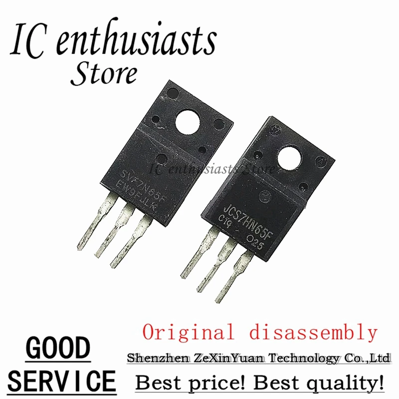 

10PCS JCS7HN65F 7A 650V TO-220 Original disassembly