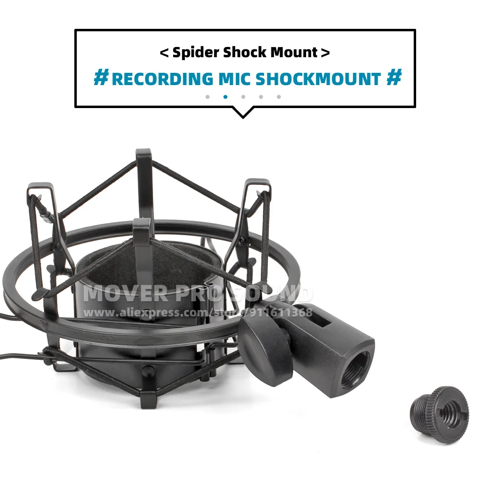 For ASTON Origin Spirit Microphone Stand Bracket Shock Mount Spider Mic Shockproof ShockMount Suspension Holder