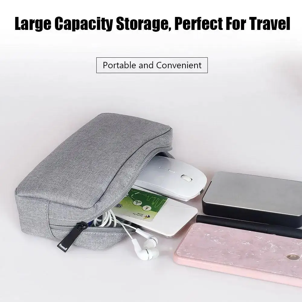 Digital Accessories Storage Bag Portable Waterproof Zipper Travel Carry Organizer thumbnail 10