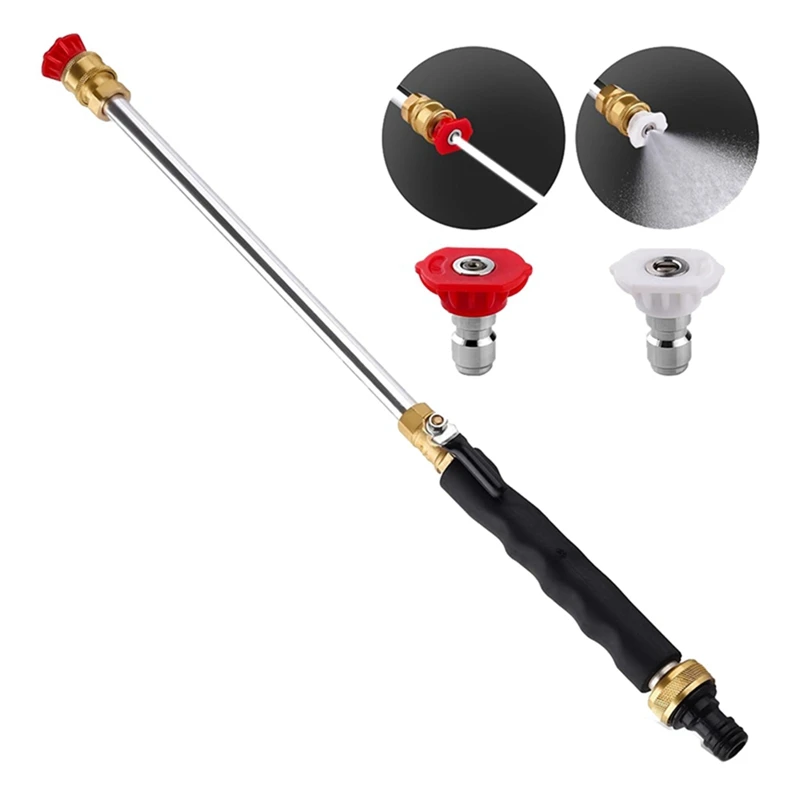 

Jet Nozzle Power Washer For Garden Hose,Includes 2 High-Pressure Nozzles And Quick Connectors High Pressure Washer