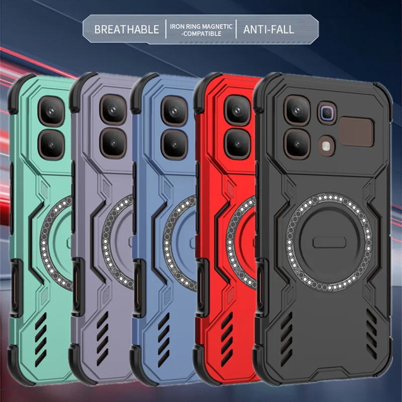 Lens Protection Heat Dissipation Case with Magnetic Wireless Charging Feature