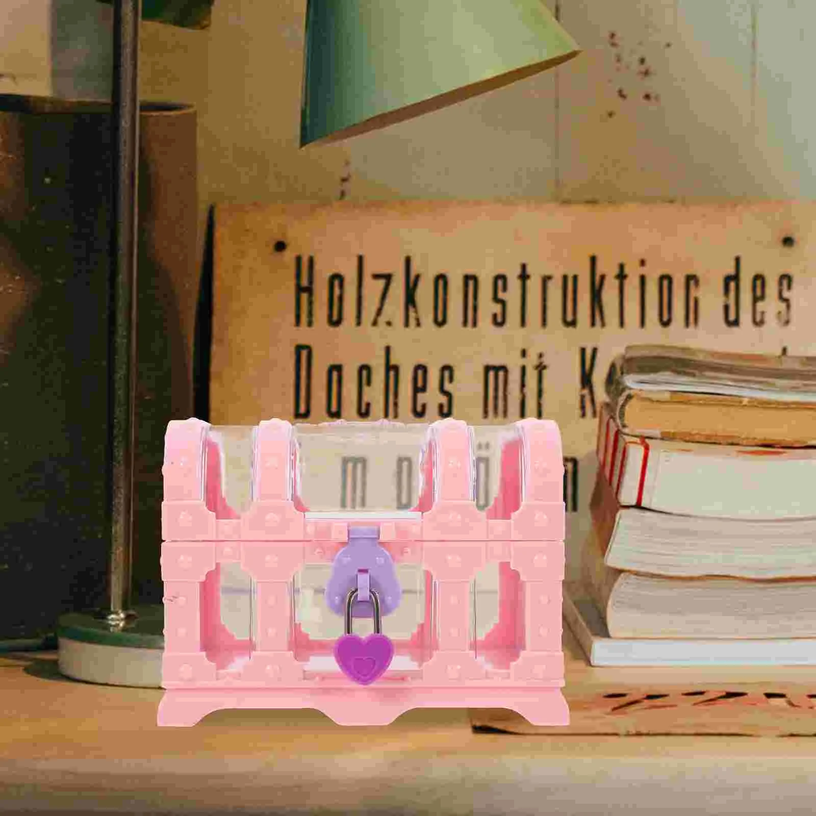 

Treasure Chest Storage Boxes Kids Souvenir Pirate for Toy Plastic Jewelry De Decor