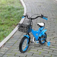 Vélo pour enfants bleu/jaune/rouge vélo de 12 pouces pour enfants jeunes filles vélo pour enfants adapté à 2-4 ans 2