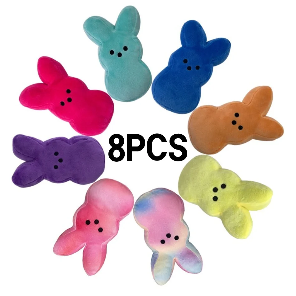 thumbnail image 1 of 2024 NUEVO 15Cm Kawaii Peeps Conejito de peluche Conejo Peep Juguetes de Pascua Muñeco de peluche de simulación para niños Regalos 8 piezas, 1 of 5