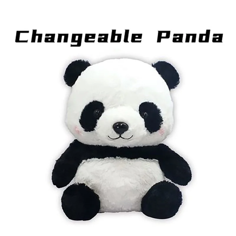 Changeable Panda by J.C Magic Tricks Plush Panda Toy Appearing From Empty Paper Bag Magia Magician Stage Illusions Gimmicks Prop production book magic tricks magician stage illusions gimmicks mentalism props streamers silks appearing from empty book magia