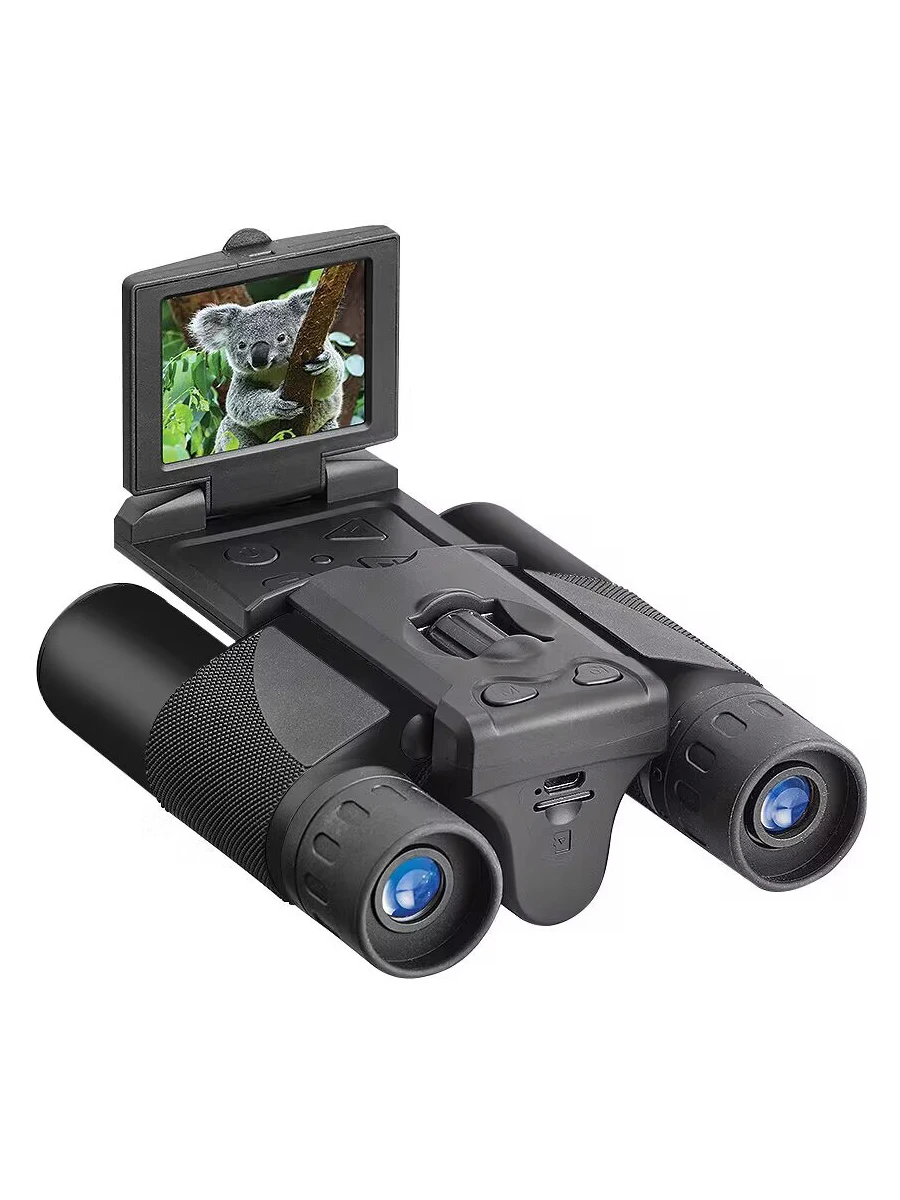 

Binoculars With Screen 10x25 HD Video Recording IPX4 Waterproof Telescope For Concert Hunting Travel Sports Competitions