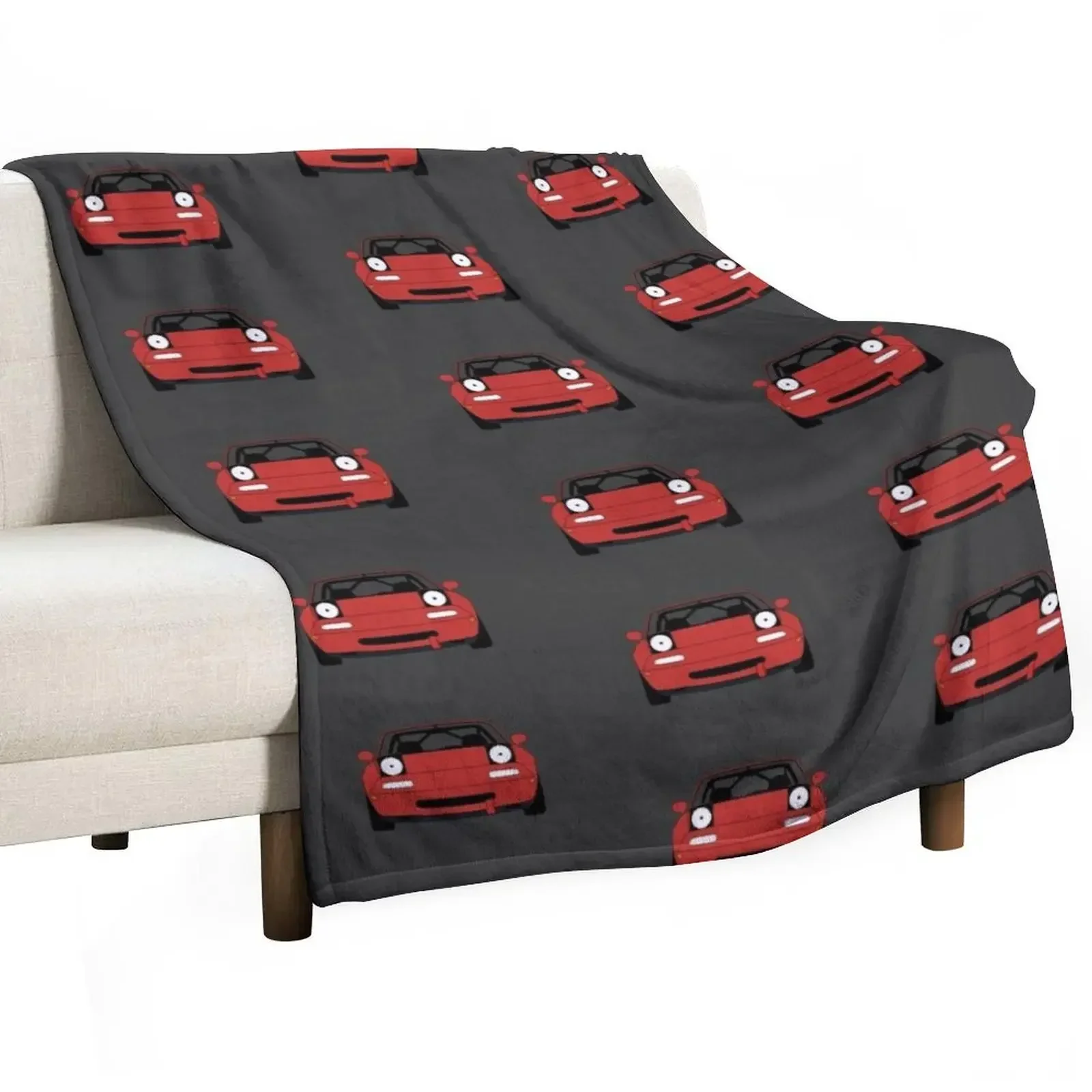 

Miata Racecar Throw Blanket blankets ands Polar Blankets