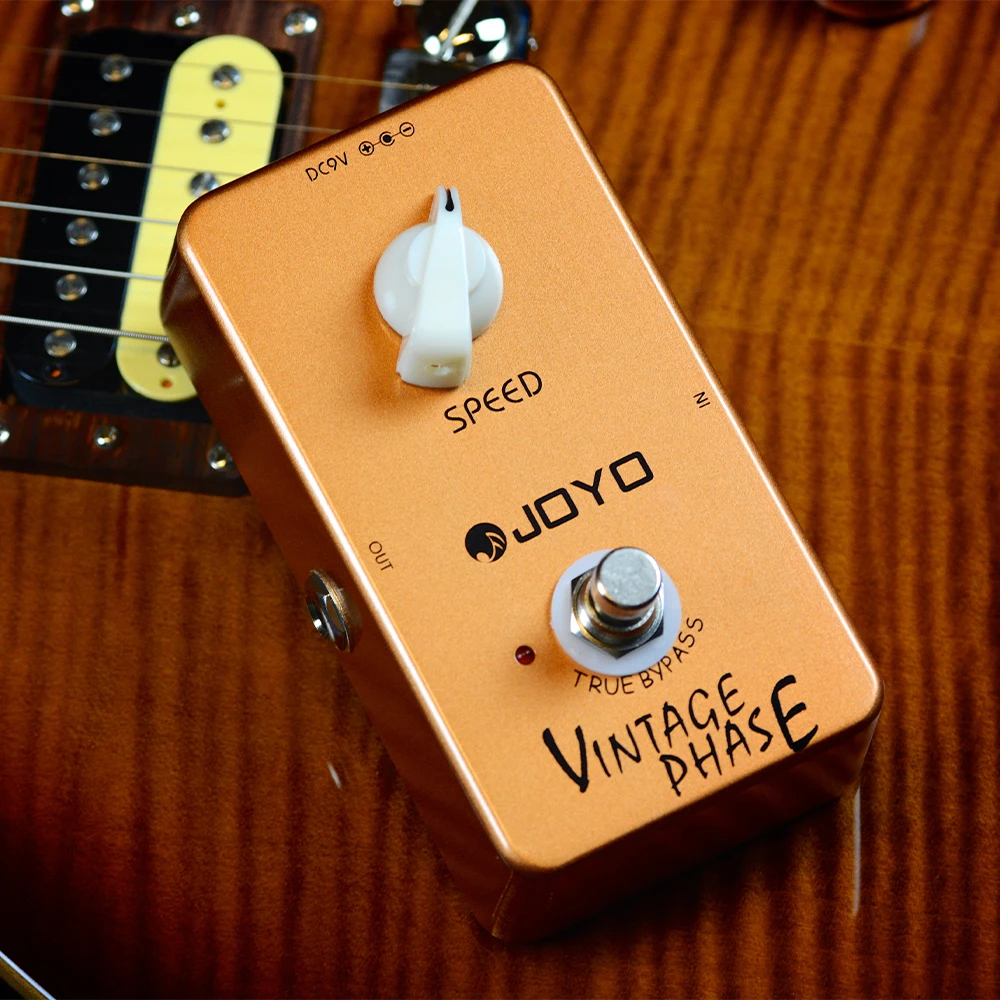 JF-06 Vintage Phase Guitar Pedal with SPEED Knob Re-Creates Classic Phaser Sound
