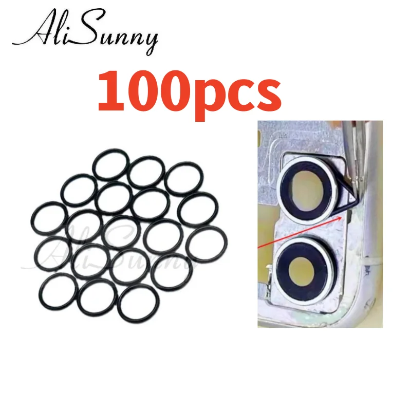 Back Camera Lens WaterProof Seal Ring for iPhone X 11 12 13 14 Pro Max 100pcs