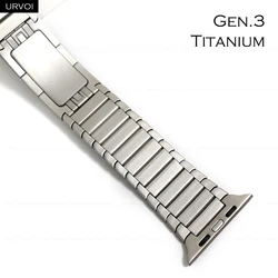 URVOI Stainless Steel Slate Bracelet with Butterfly Clasp for S10-46mm 44 45 49mm (Gen.3 Titanium)