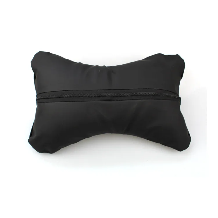 Car Neck Pillow Safety Car Seat Head Auto Headrest Support Rest Cushion PU Leather Breathe Neck Pillows Interior Supplies