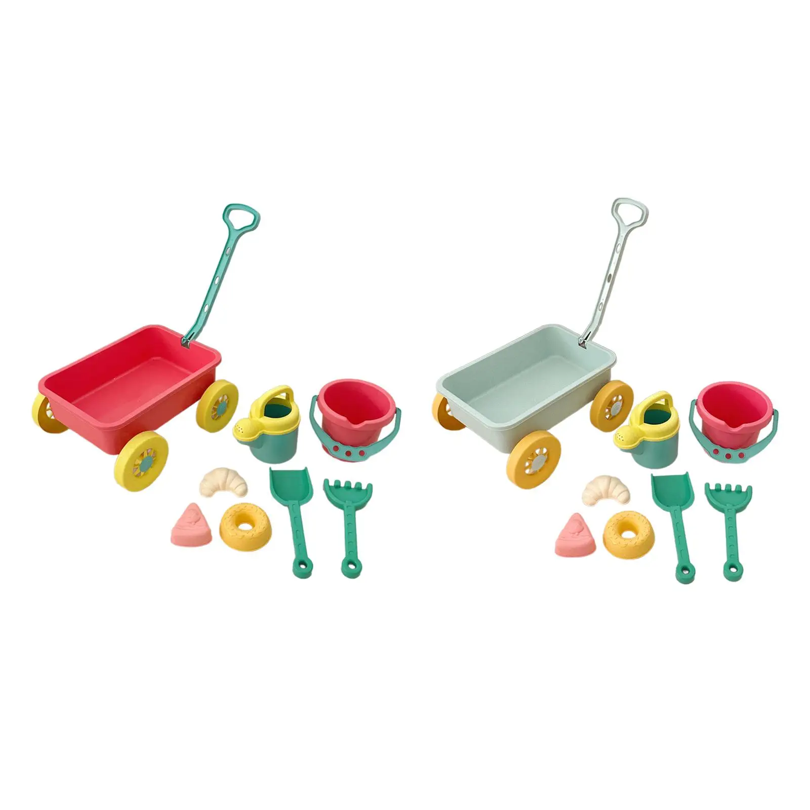 Sandbox Toy Early Educational Small Wagon for Party Garden Summer Activities