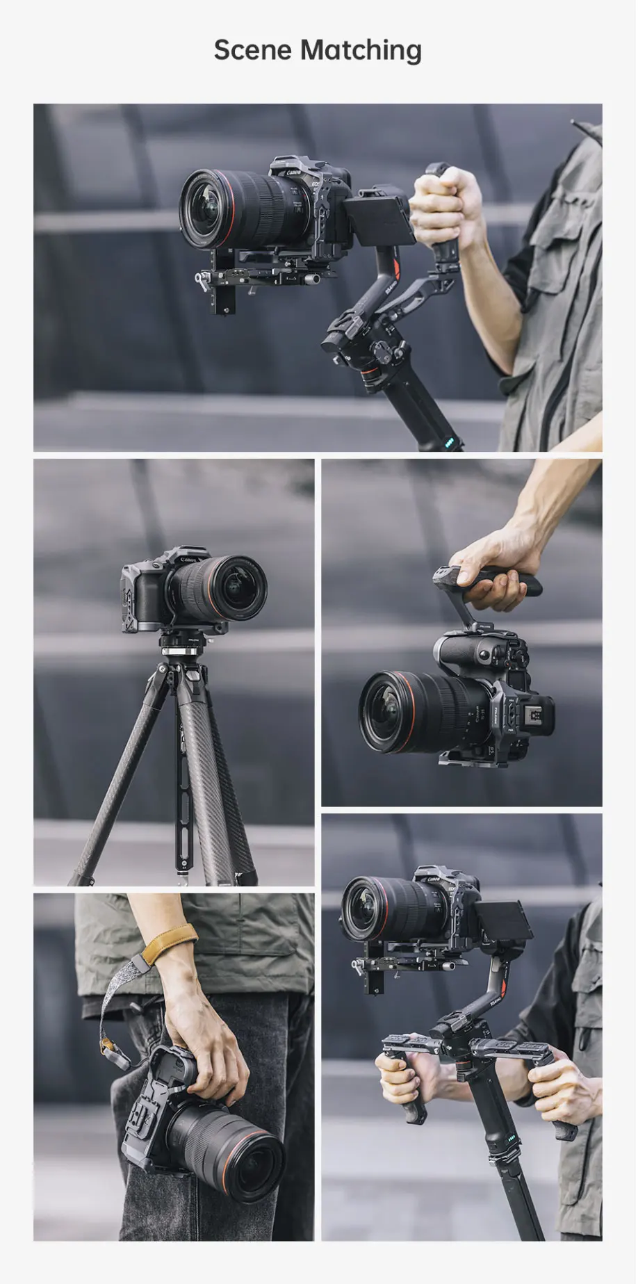 F22 F38 F50 Quick Release Camera Cage Kit for Canon R5 Mark II