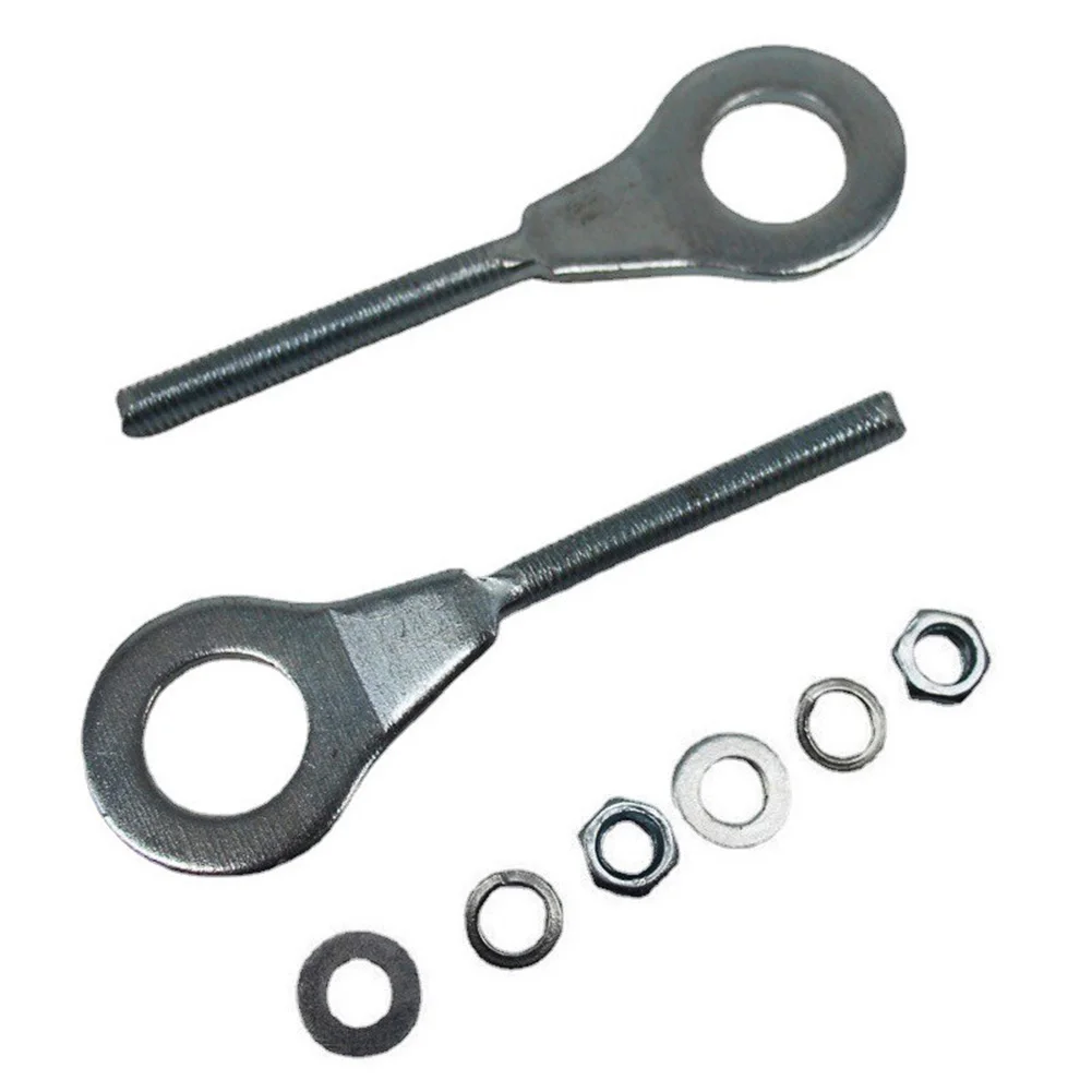 2pcs Motorcycle Chain Axle Tensioner Adjuster For Honda Cg125 Chain