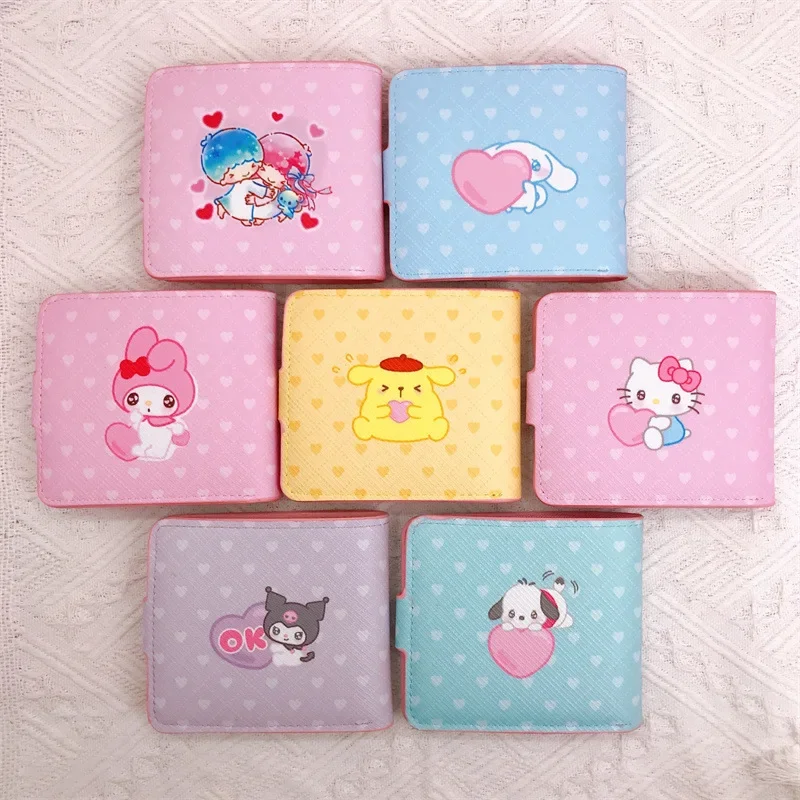 Coin purse coin wallet Kawaii Children's Cartoon Kuromi Coin Wallet Cute HelloKitty Cinnamoroll MyMelody Girl Zero Wallet Birthday Party Gifts