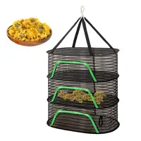 Sun Drying Rack For Food 3 Layers Foldable Dryer Rack With Zippers Large Portable Vegetable Drying Rack For Fruits Plants 1