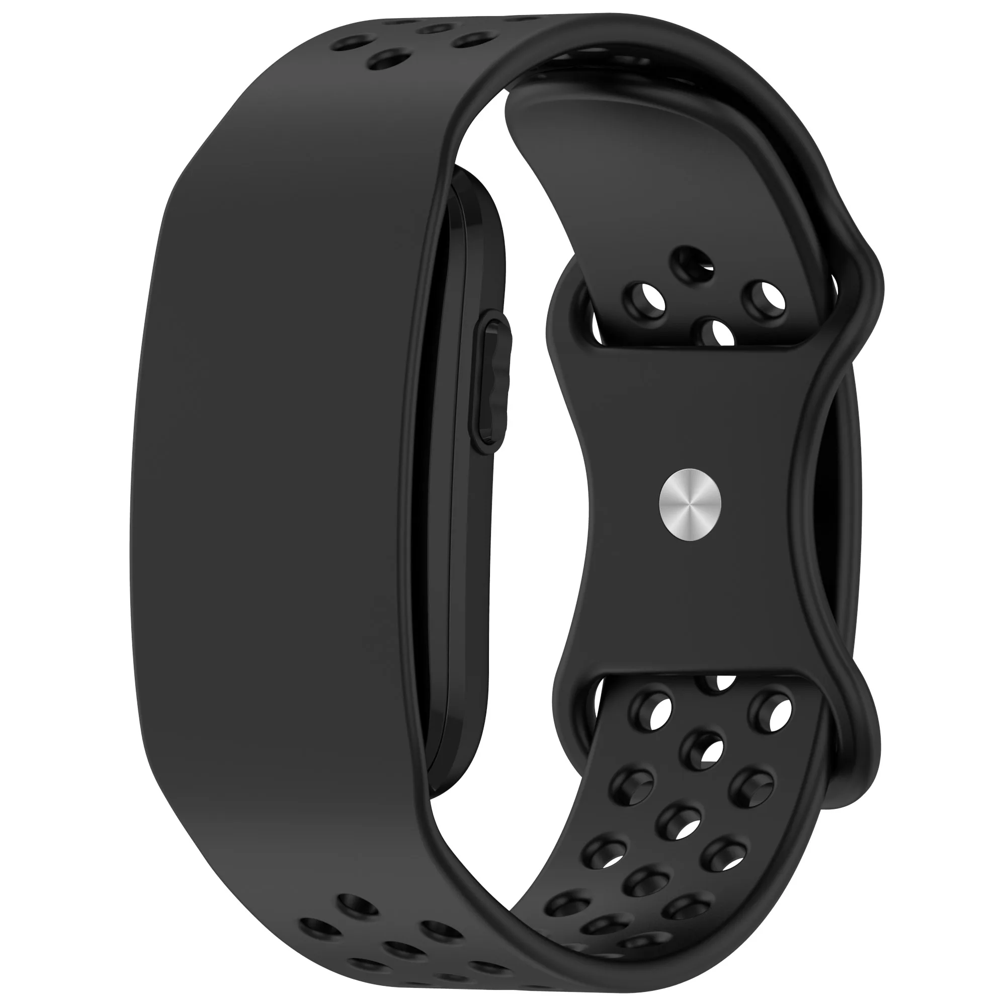Breathable Silicone Sports Strap for Smart Band Fitness Tracker Bracelet