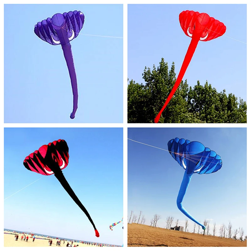

free shipping elephant kite flying soft giant kite flying butterfly flying eagle outdoor toy Kite surfing inflatable dragon kite