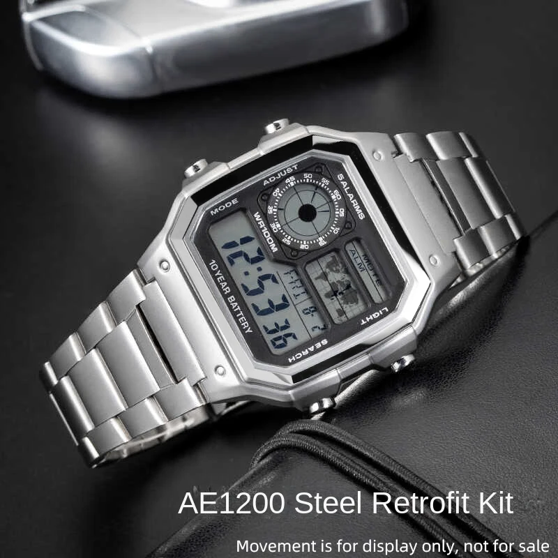 Enhanced Stainless Steel Mod Kit for Watch Case Customization