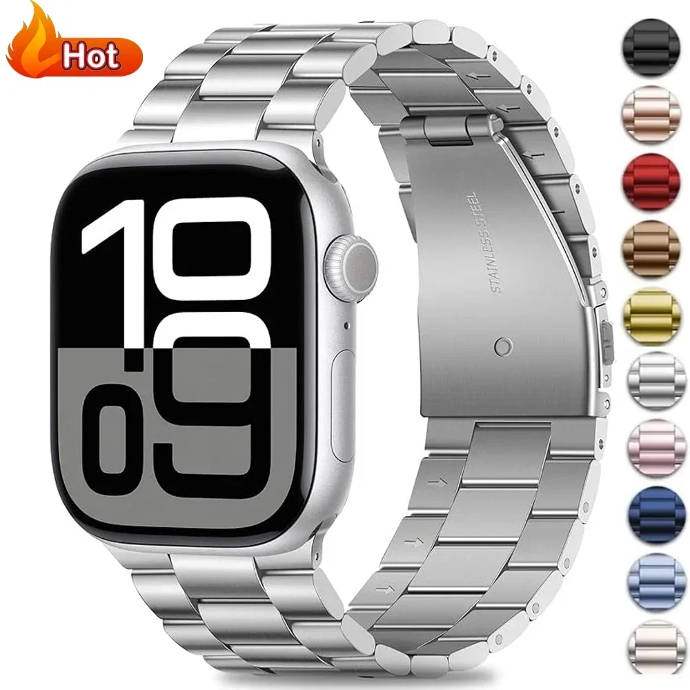 สายสแตนเลส Apple Watch รุ่น Premium สีเงิน