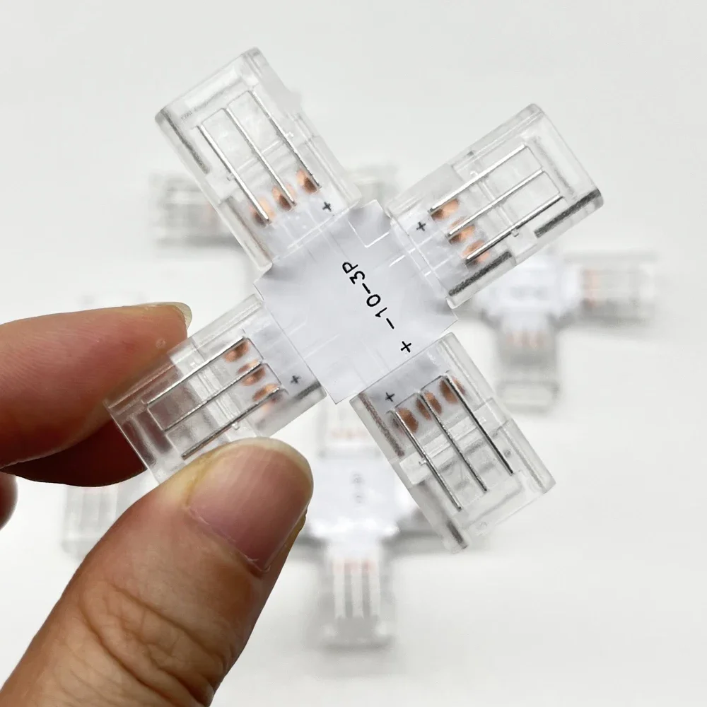 UYUYong 10PCS Connettore Striscia Led Connettori LED per Strisce LED 5 Pin 10 mm RGBW non