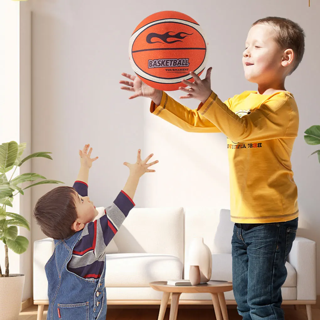 Silent Basketball Set Soft And Comfortable Ball For Home Play Silent Basketball Can Also Be Played 24cm 4