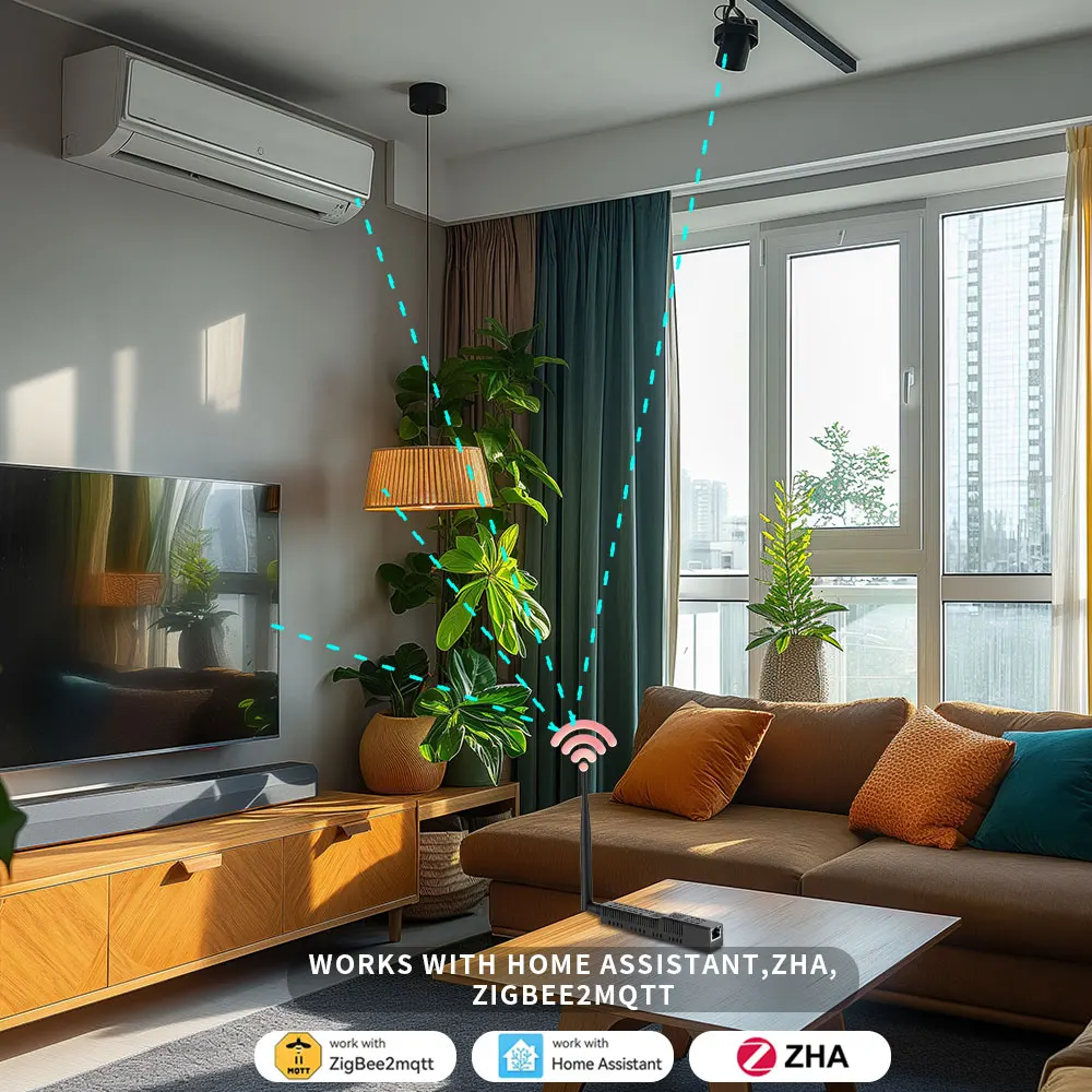 Zigbee Gateway Smart Gateway SLZB-06/MR Series Zigbee 3.0 to Ethernet USB and WiFi Gateway Coordinator Works with Zigbee2MQTT Home Assistant ZHA