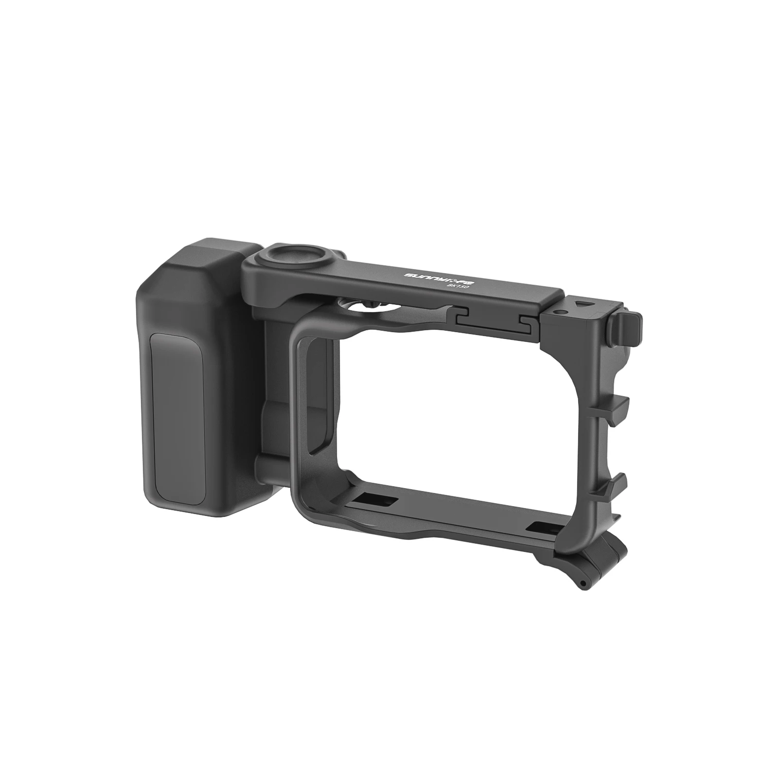 Street Shooting Hand Grip with Ultra Anti-slip Handle and Cold Shoe Adapter