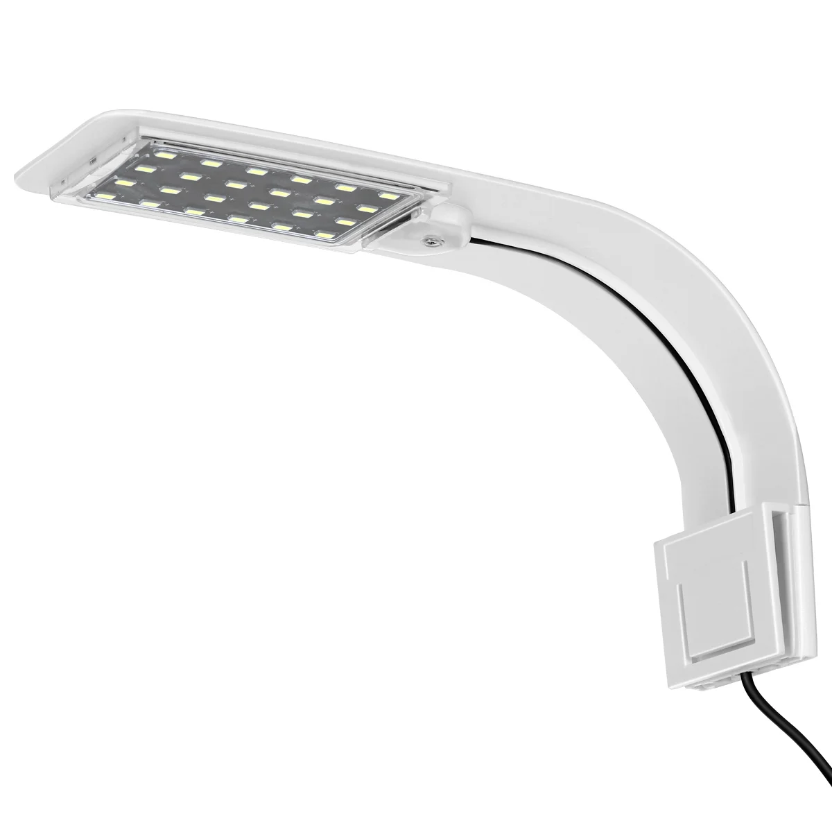 

UEETEK 1PC LED Aquarium Light Plants Grow Lighting Creative Clip-on Lamp with EU Plug (Blue White Light)