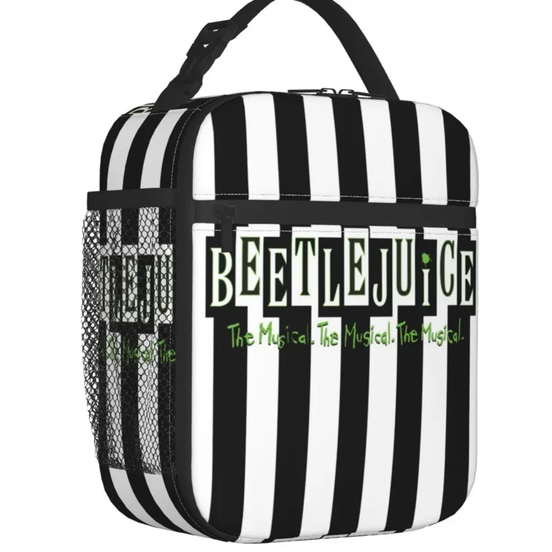 

Beetlejuice The Musical Insulated Bag For Camping Travel Horror Movie Tim Burton Resuable Thermal Cooler Lunch Box Women