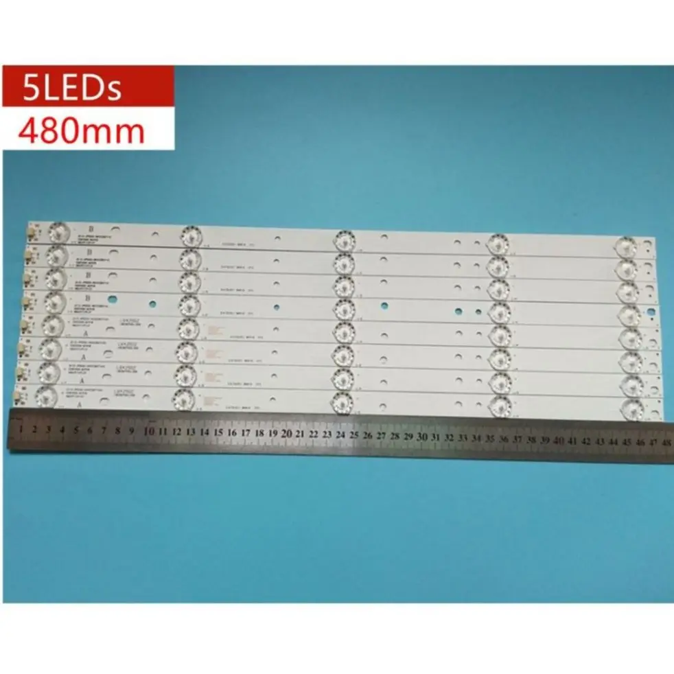 

Светодиодная лента 479 мм, 8 шт., для PHILIPS 50 дюймов, JS-D-JP5020-A51EC B51EC, D50-F2000 LED50FHDS
