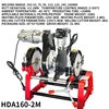 Screw style Pipe Fusion Welder Tool 63-200mm PE PPR PB PVDF HDPE Butt Fusion Welding Machine Piping Hot Melt Engine 1