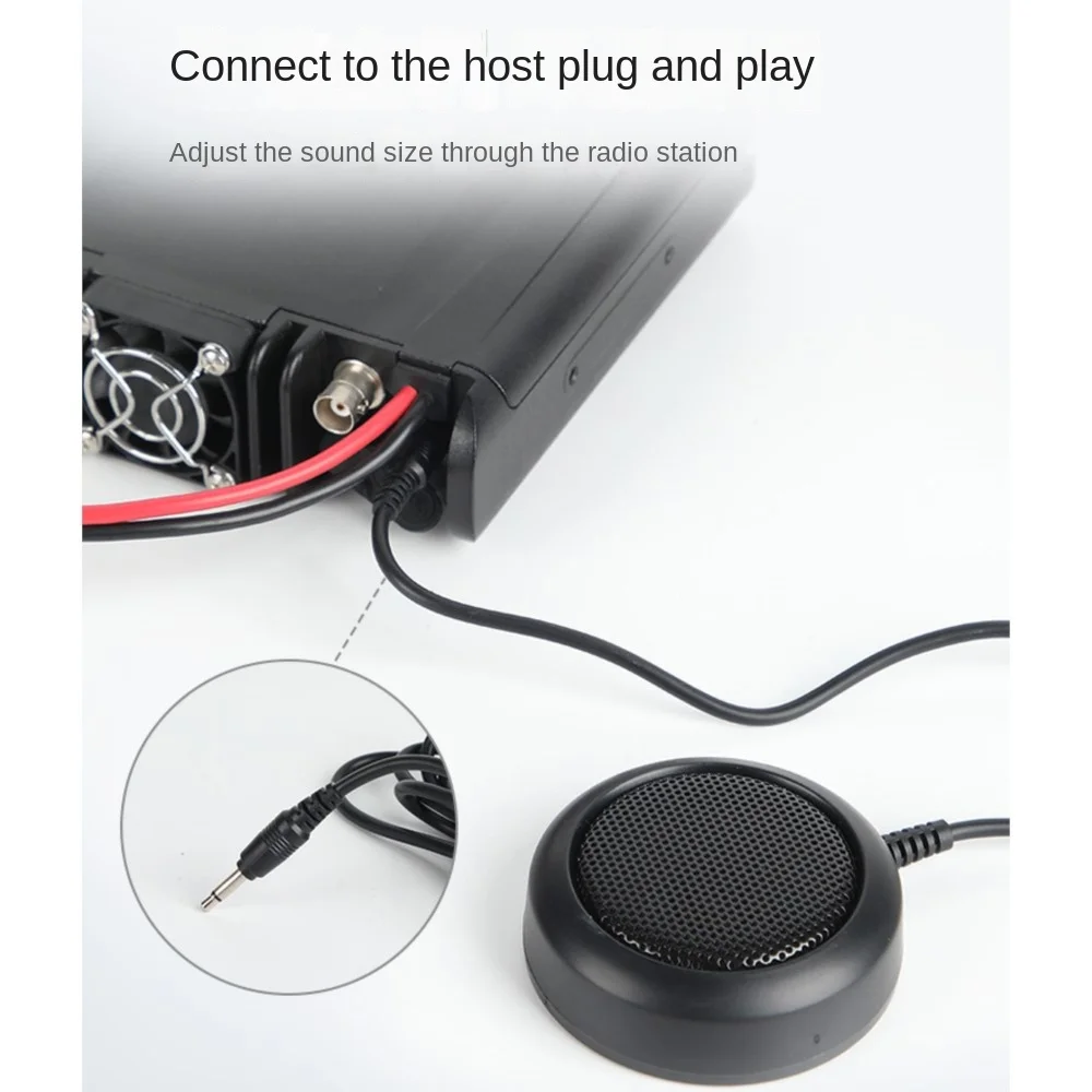 Car Radio Small Speaker Mini External Speaker Yaesu ICOM 3.5mm Mono 1.5m Cable Length audio speaker