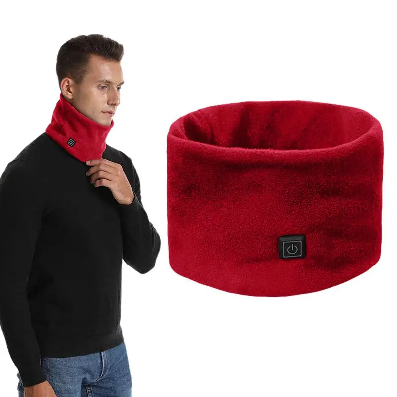 

Шарф Спортивный с электроподогревом для мужчин и женщин, теплая утепленная флисовая маска для катания на лыжах и бега, для зимы