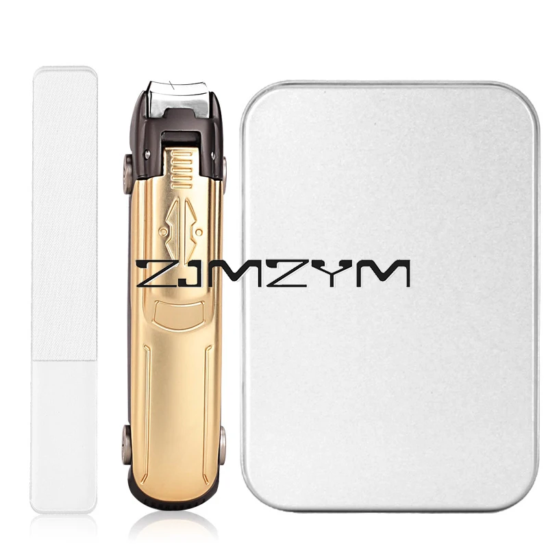 Stainless Steel Nail Trimmer Car Shaped Nail Clippers Set Large Home Clippers Splash-proof Flat Scissors Trimmer