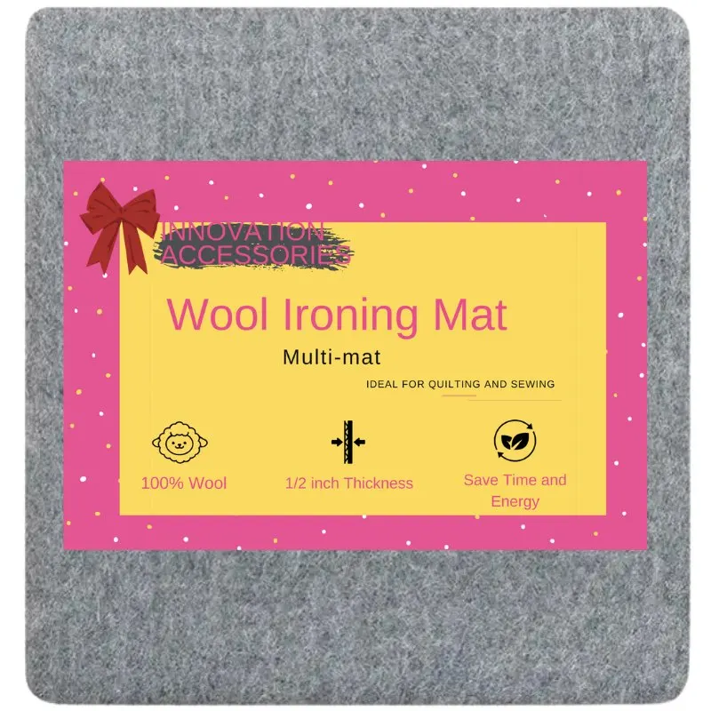 Wool Ironing Mat for Quilters,Wool Pressing Mat for Quilting Supplies, Wool  Mat for Ironing Pad, Sewing Machine Muffling Mat, S