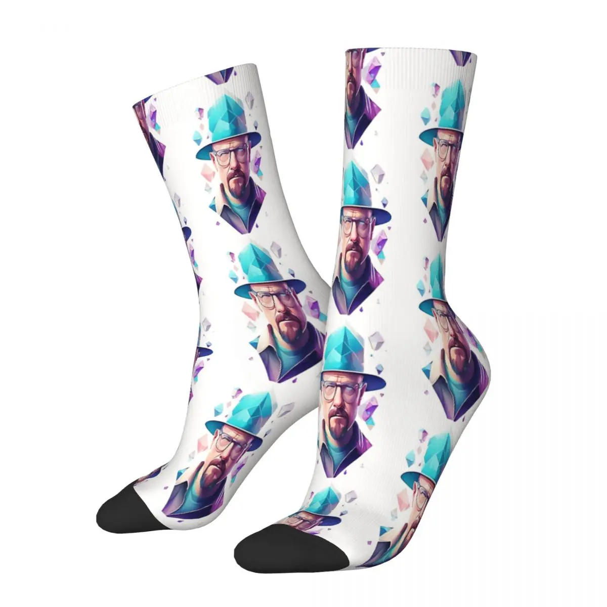 

Walter White Heisenberg Chemistry Breaking Bad Socks Male Mens Women Summer Stockings Printed