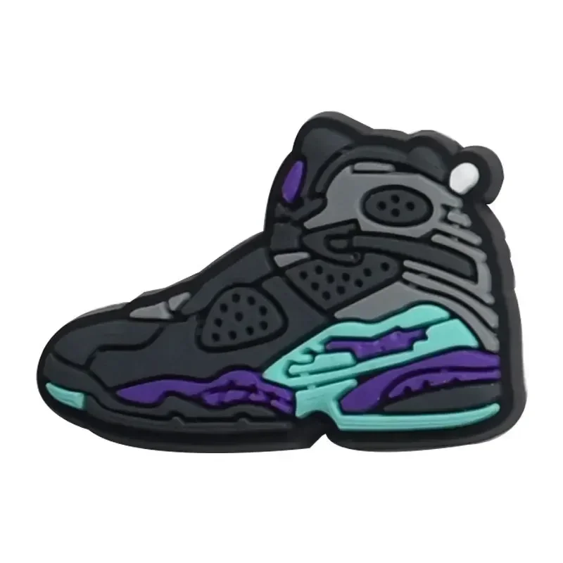 12-teiliges Sneakers-Kollektion-Schuhanhänger-Zubehör-Set für Kinder, Männer, Frauen, Loch, Schuhe, Charm, Cartoon-Sandalen, Dekorationen, Großpackung, Neu – Detail 13