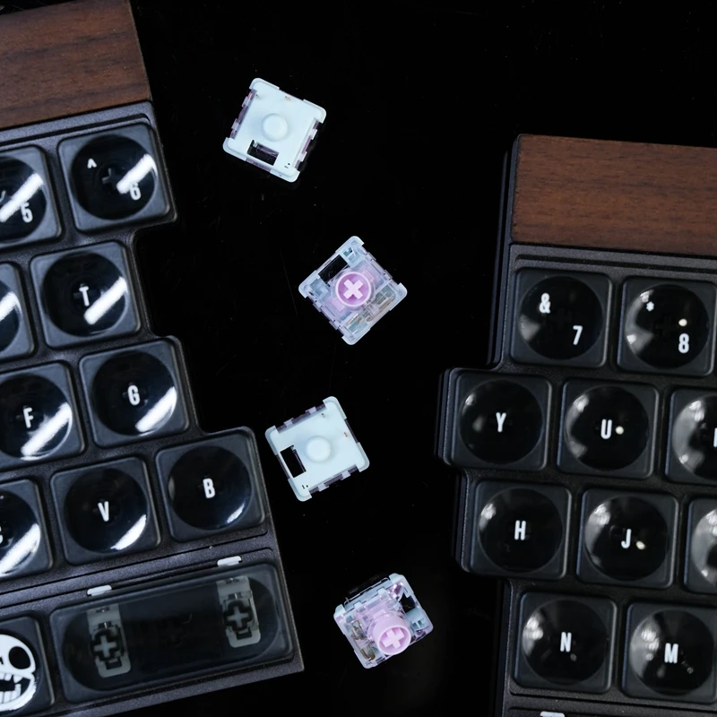 Kailh Saker Mini Low-Profile Mechanical Keyboard Switches - 3Pin, 37g, Ultra-Short, Quick Response