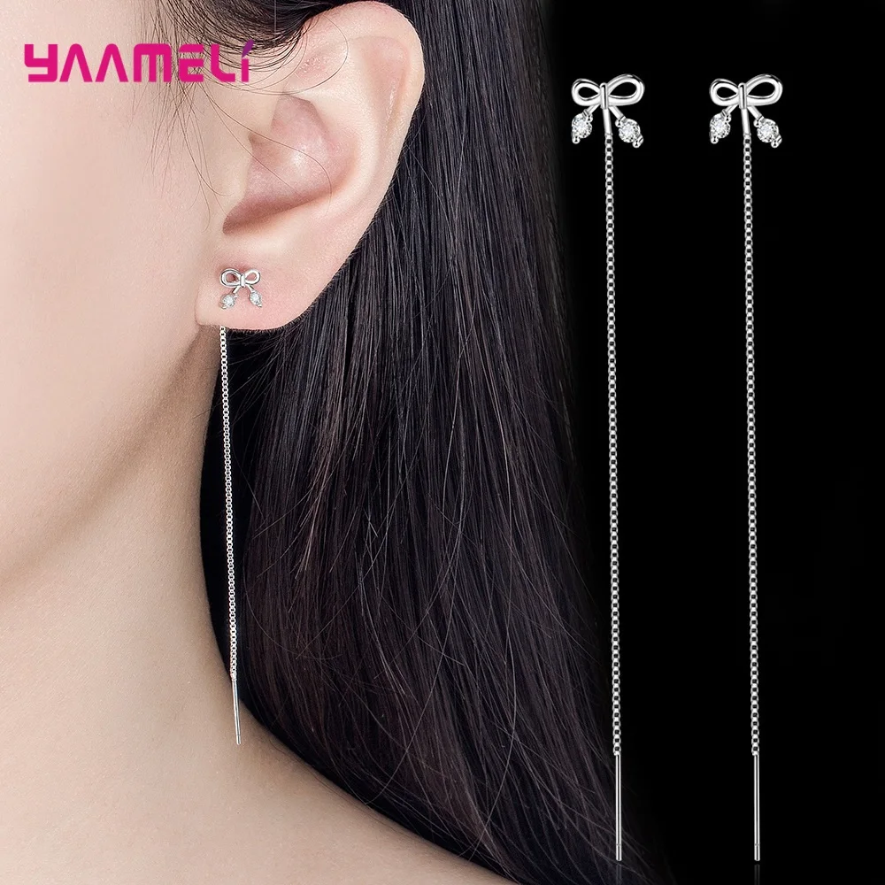 Xenox Pendientes Para Mujer De Plata De Ley 925 Con Circonitas