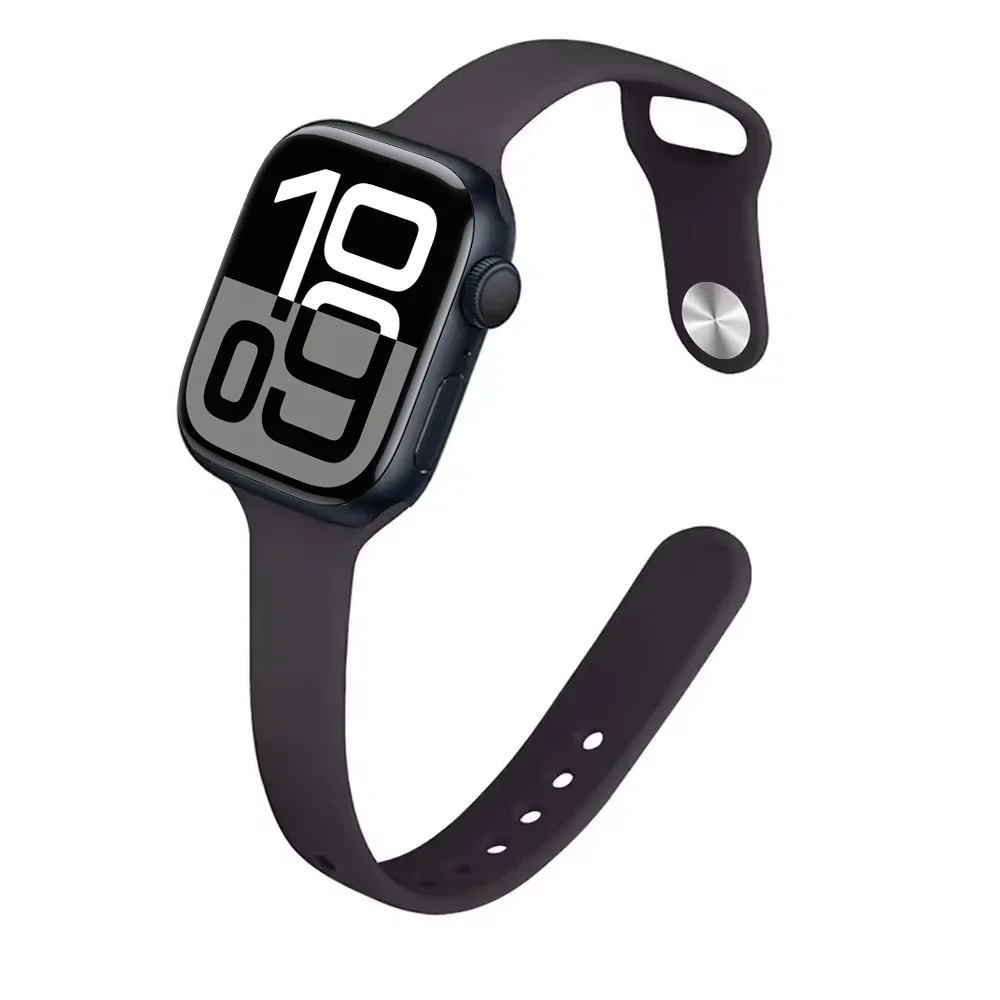 Breathable Silicone Strap for Smartwatch - Elegant Bracelet Design