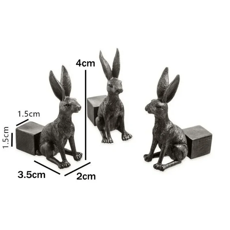 Tier Blumentopf Fuß Blumentopf Unterstützung Harz Handwerk Dekoration 3er Set Outdoor Statue Garten Topf Pflanzer Füße Pflanzer Unterstützung – Detail 7