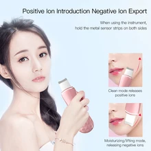 

Ultrasonic Skin Scrubber Deep Face Cleaning Machine Peeling Shovel Facial Pore Cleaner Face Skin Scrubber Lift Machine