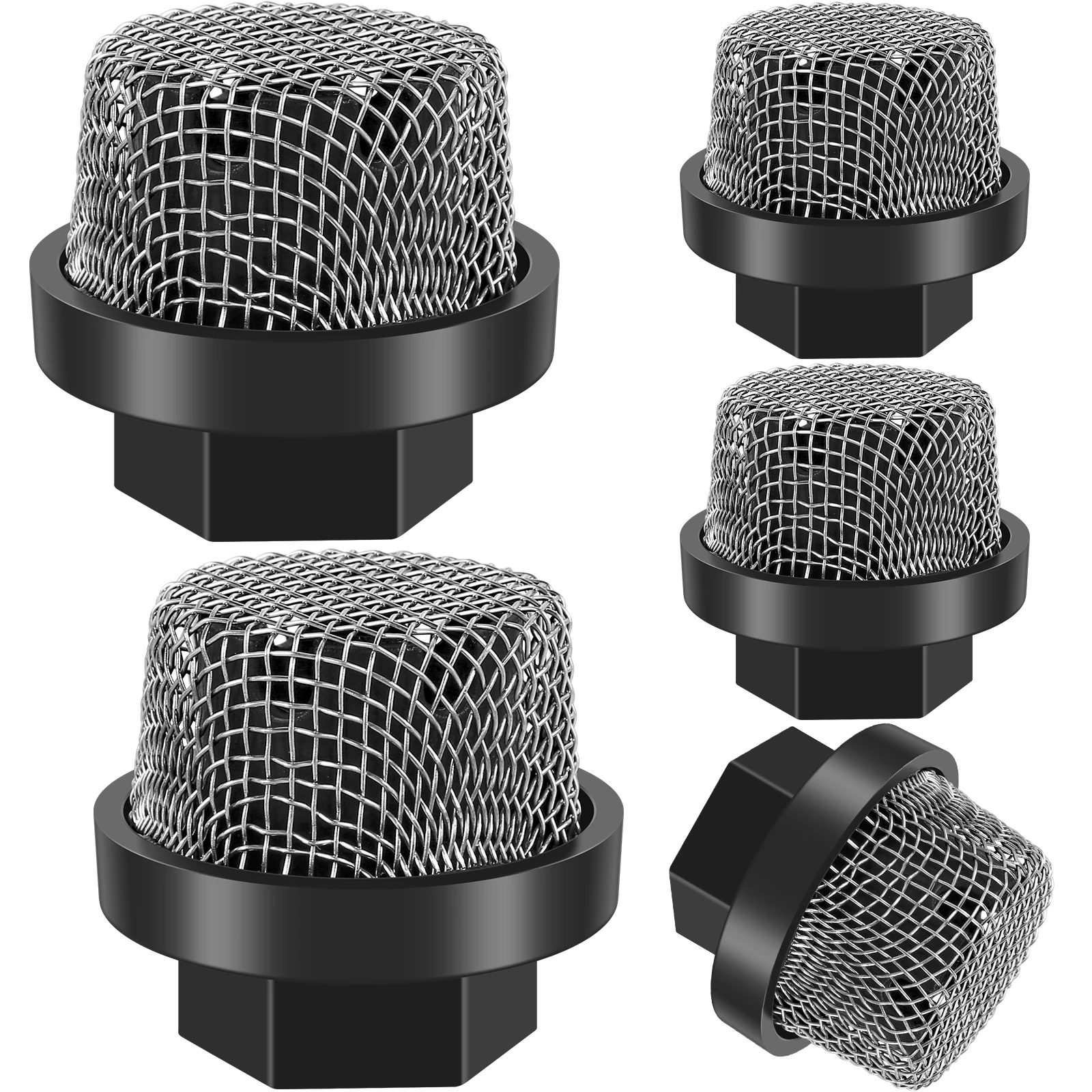 

5Pcs Hose Inlet Strainer Screen Set Compatible with 390/Ultra 395/495 Stainless Steel Inlet Suction Strainer Filter Durable